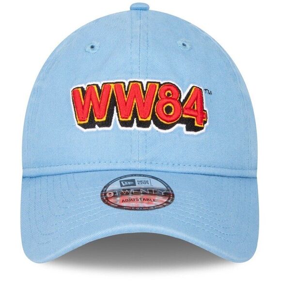 Wonder Woman 1984 Unissex Cap Hat New Era 9TWENTY Adjustable One Size Blue New - Picture 2 of 4